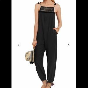 Madewell crochet lace jumpsuit